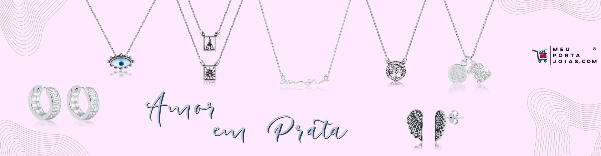 banner Banner Prata rosa