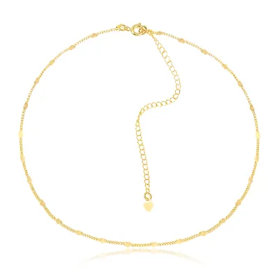 Choker Malha de Coração + Chapinha amassada