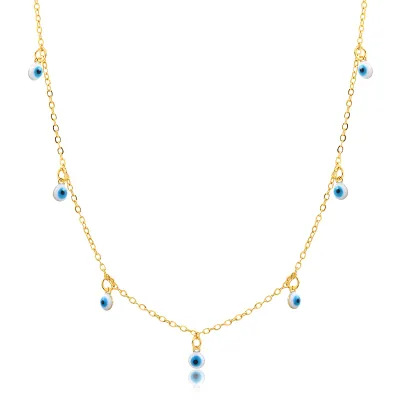 Colar Cartier com mini olho grego