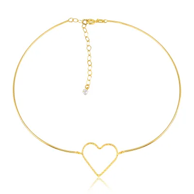 Choker Aro com coração