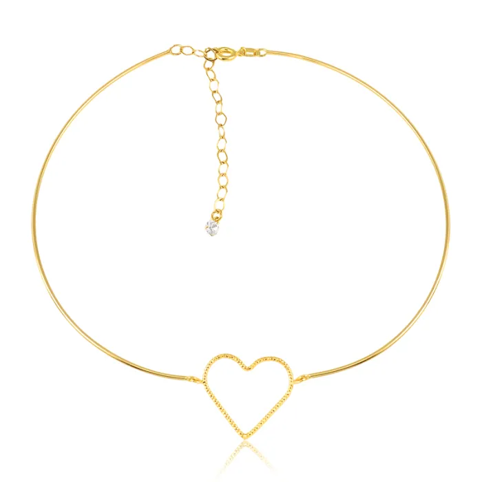 Choker Aro com coração
