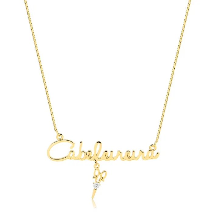 Colar profissões Cabeleireira