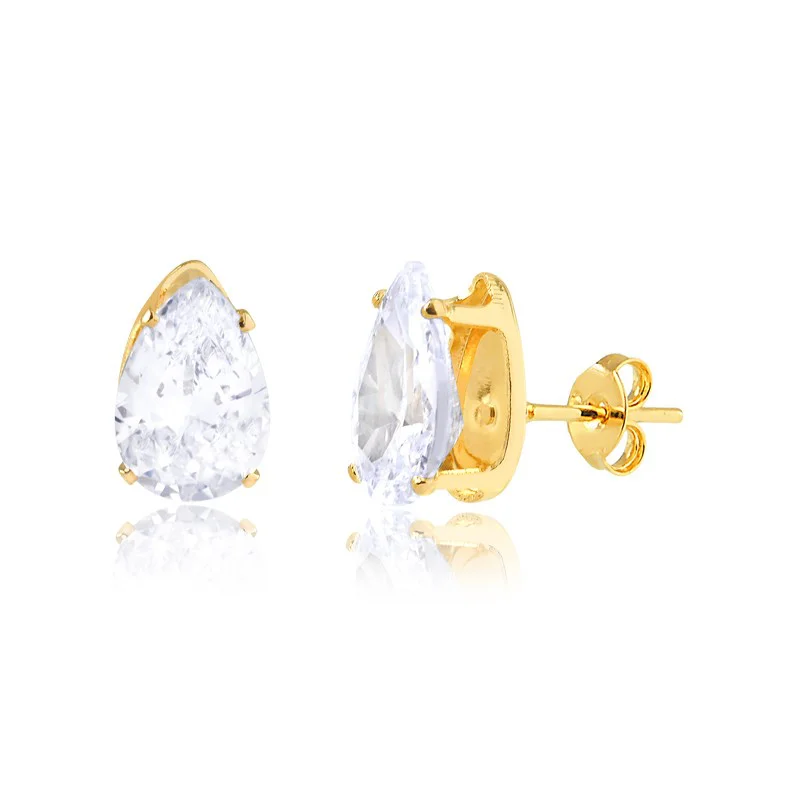 Brinco Gota de Zirconia