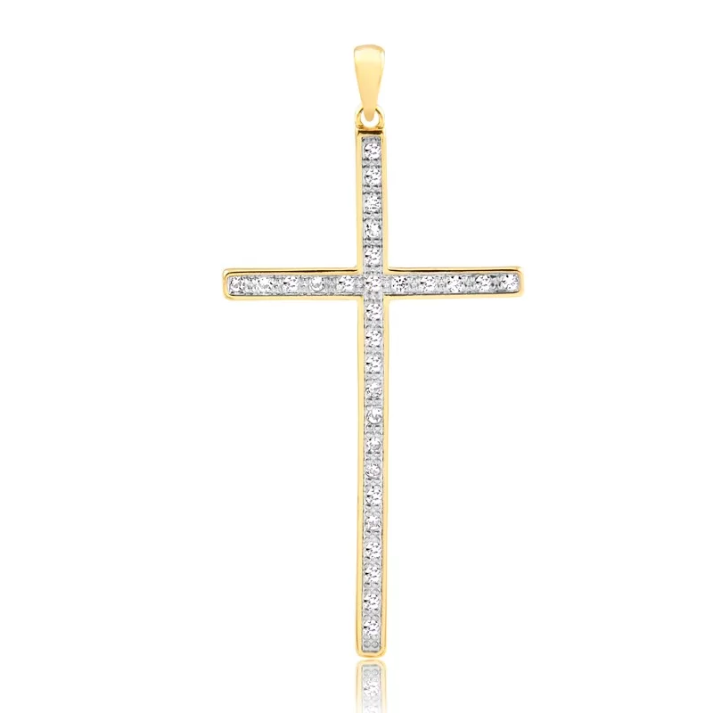 Colar com Crucifixo longo