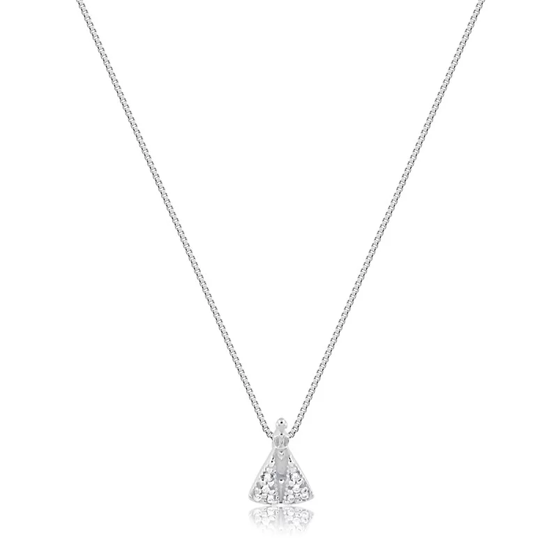 Escapulário com Coração / Nossa Senhora